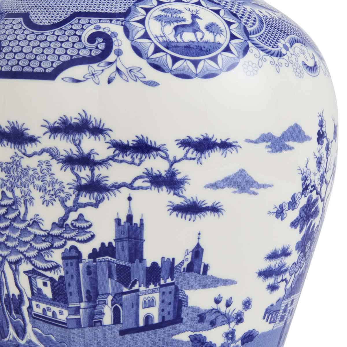 Blue Italian Gothic Castle Vase image number null